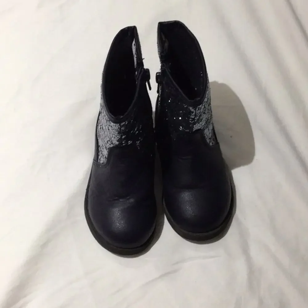 Carters deep navy side zip boot 7 worn once